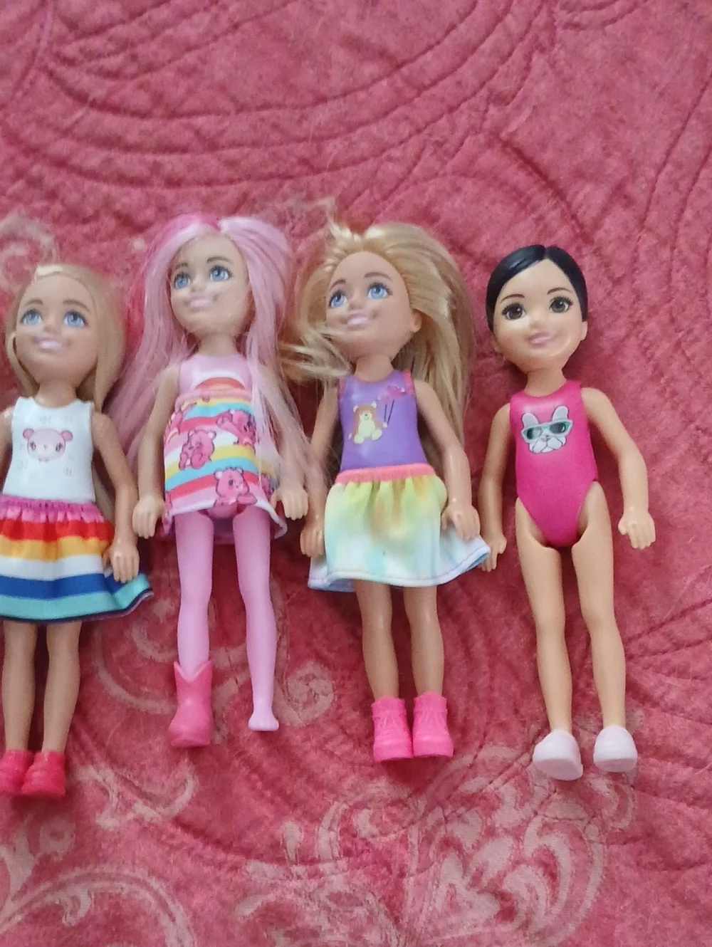 Chelsea Assorted Girls Fashion Dolls - Pink Outfit Variety